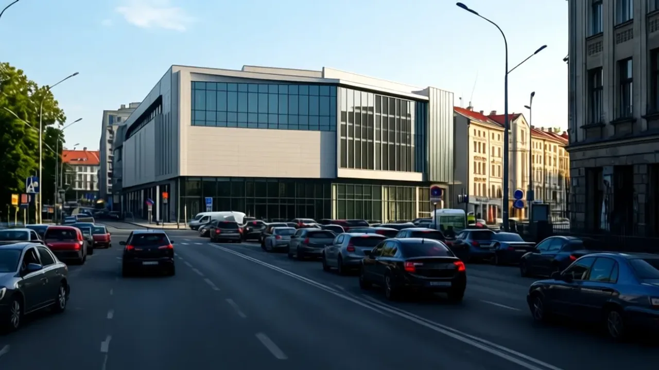 Korki na ul. Grunwaldzkiej po otwarciu nowej galerii handlowej