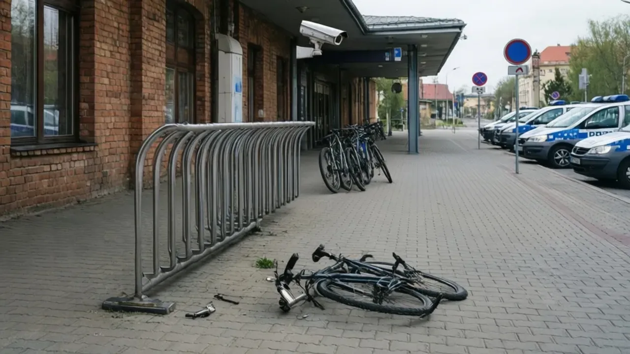 Kradzież roweru spod budynku dworca SKM Sopot – monitoring pomógł